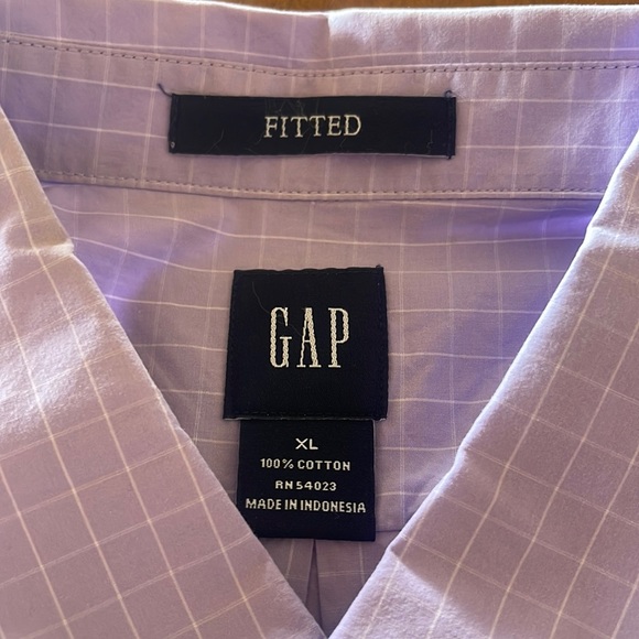 Gap Fitted Dress Shirt XL - Picture 1 of 8